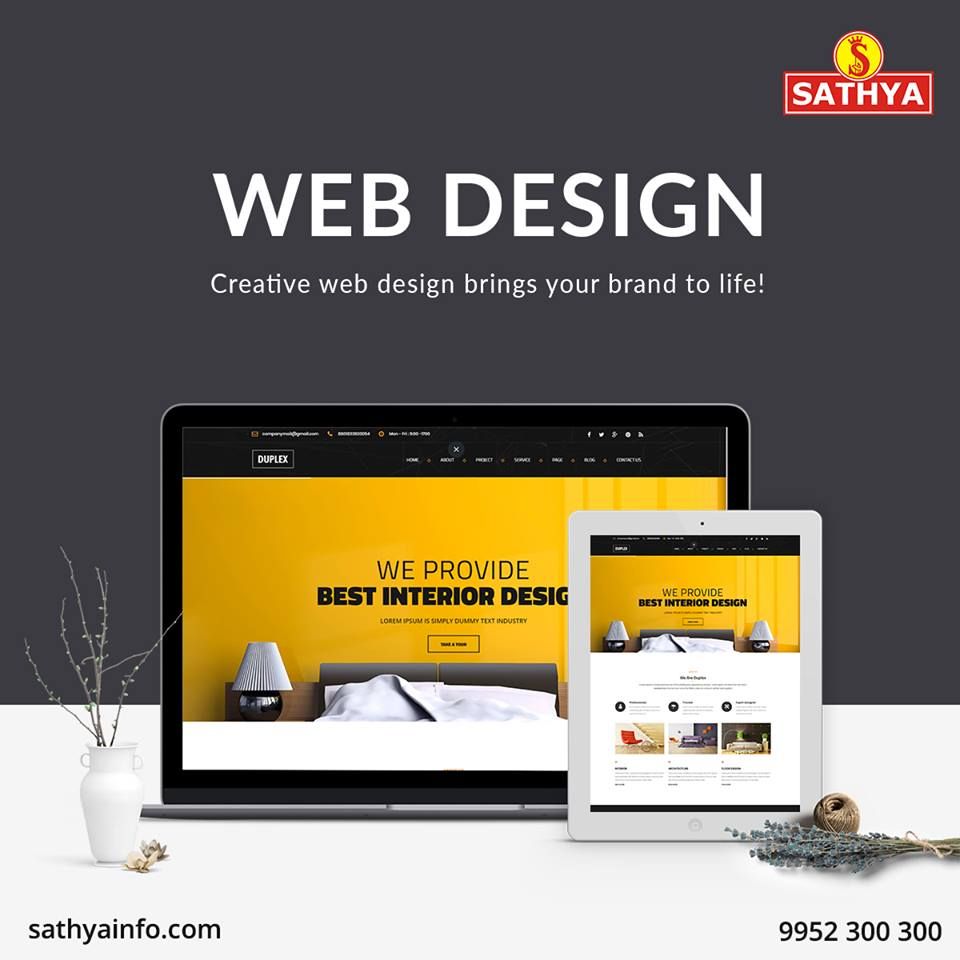 Web Design Services - Sathya Technosoft