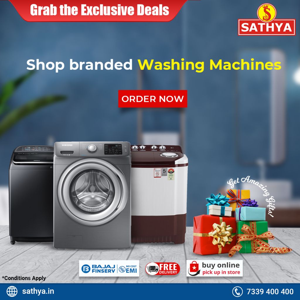 Buy Washing Machine Online | Sathya Online Shopping