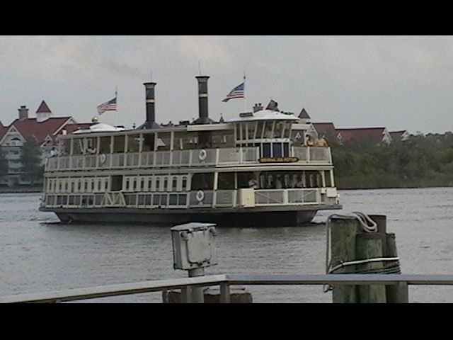 river boat on trip to disney