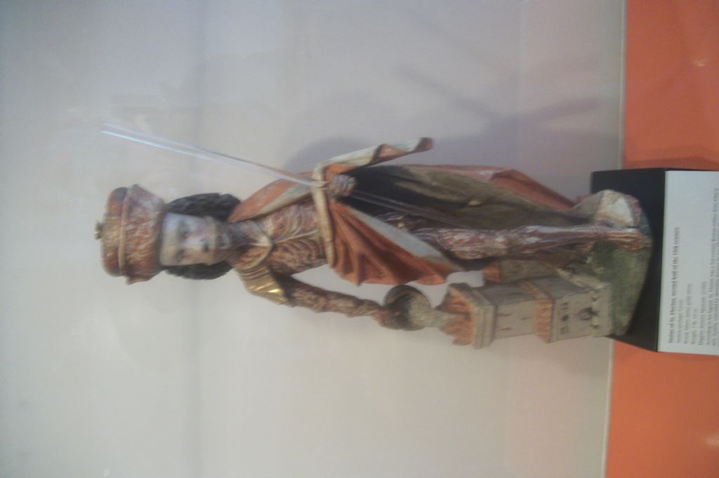 ancient saint statue